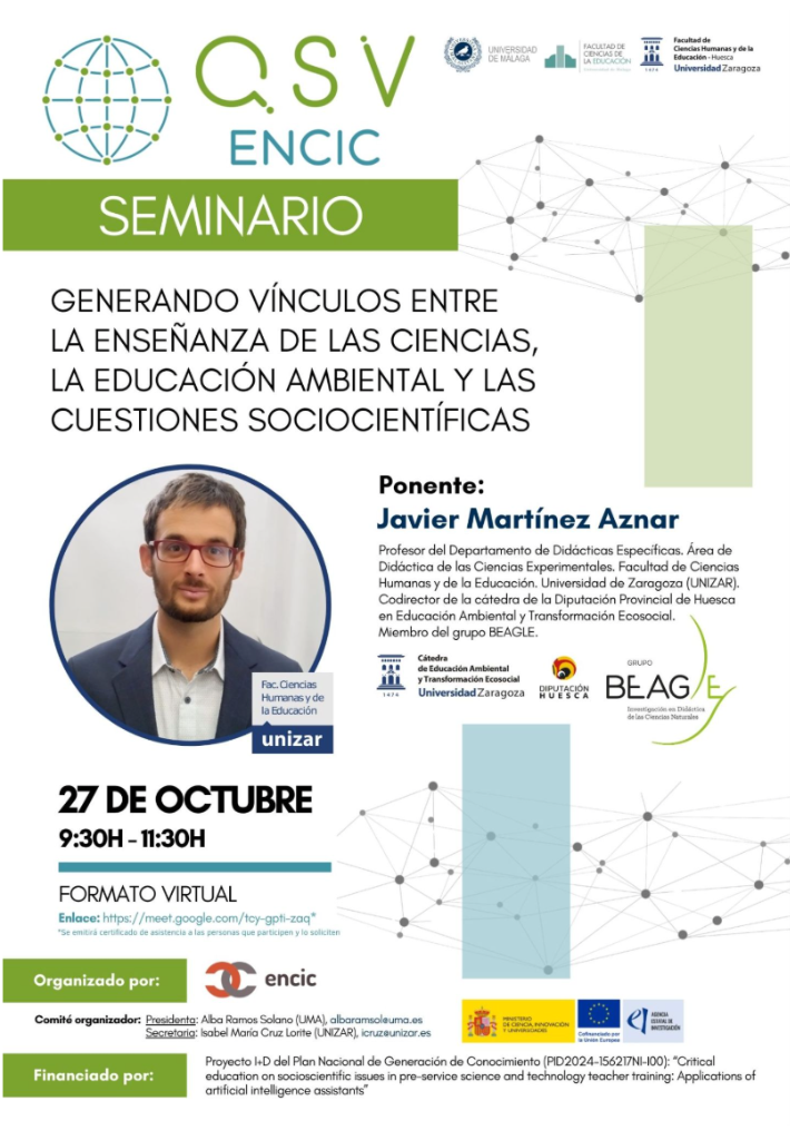 Seminar Poster - Javier Martínez Aznar